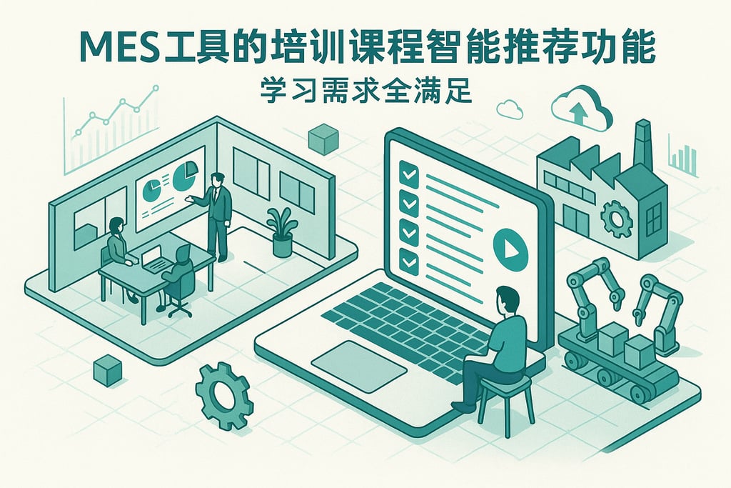 MES 工具的培训课程智能推荐功能，学习需求全满足